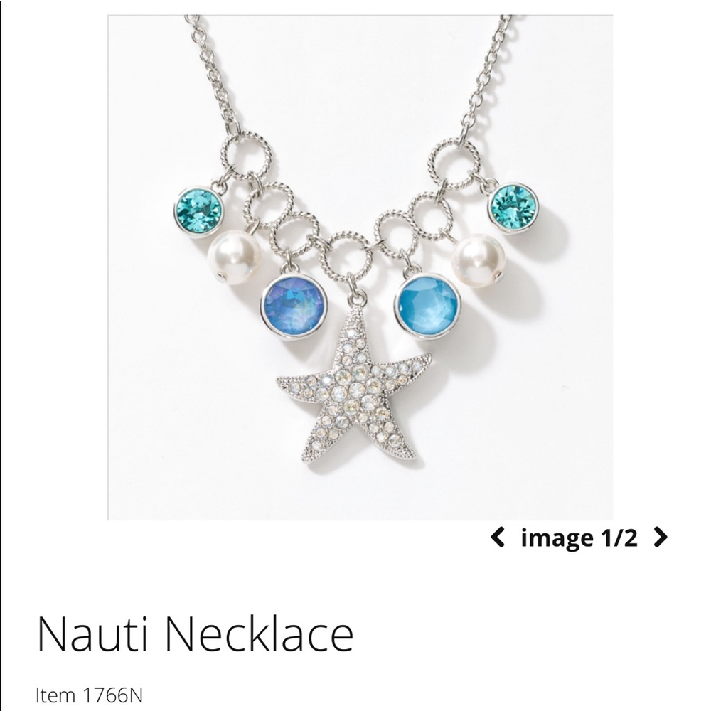 Touchstone Crystal “Nauti Necklace”. NEW 16-18”